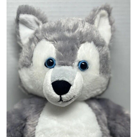 Build A Bear Light Gray Wolf Great Wolf Lodge 16 Inches BAB Toy Plush - Picture 4 of 9